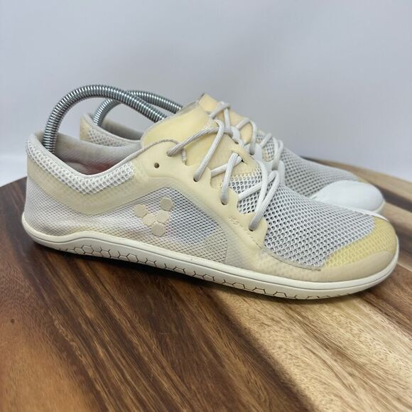 Vivobarefoot Shoes - Vivobarefoot Primus Lite White Womens Size 9 / EU 40 Lightweight and Breathable